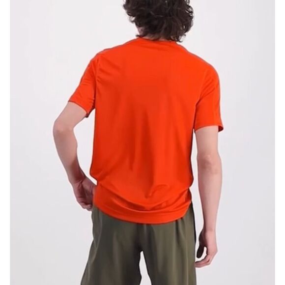 30. Reebok NWT Red/Orange Short Sleeve Performance Tech T- Shirt - Picture 3 of 3
